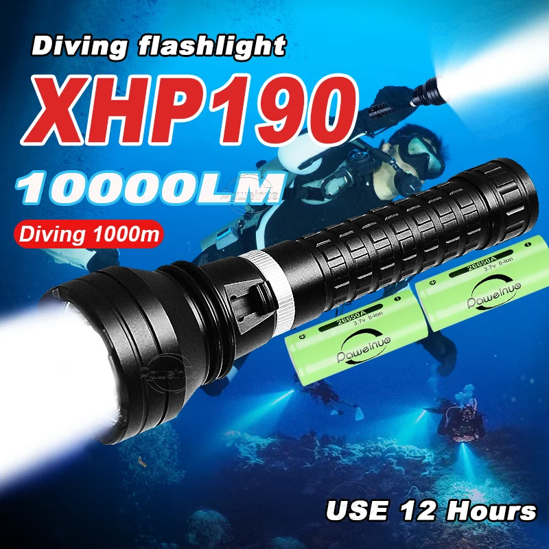 XHP190 LED  ̺ ġ, IPX8  ̺ ,  ,  ̺  , 10000LM